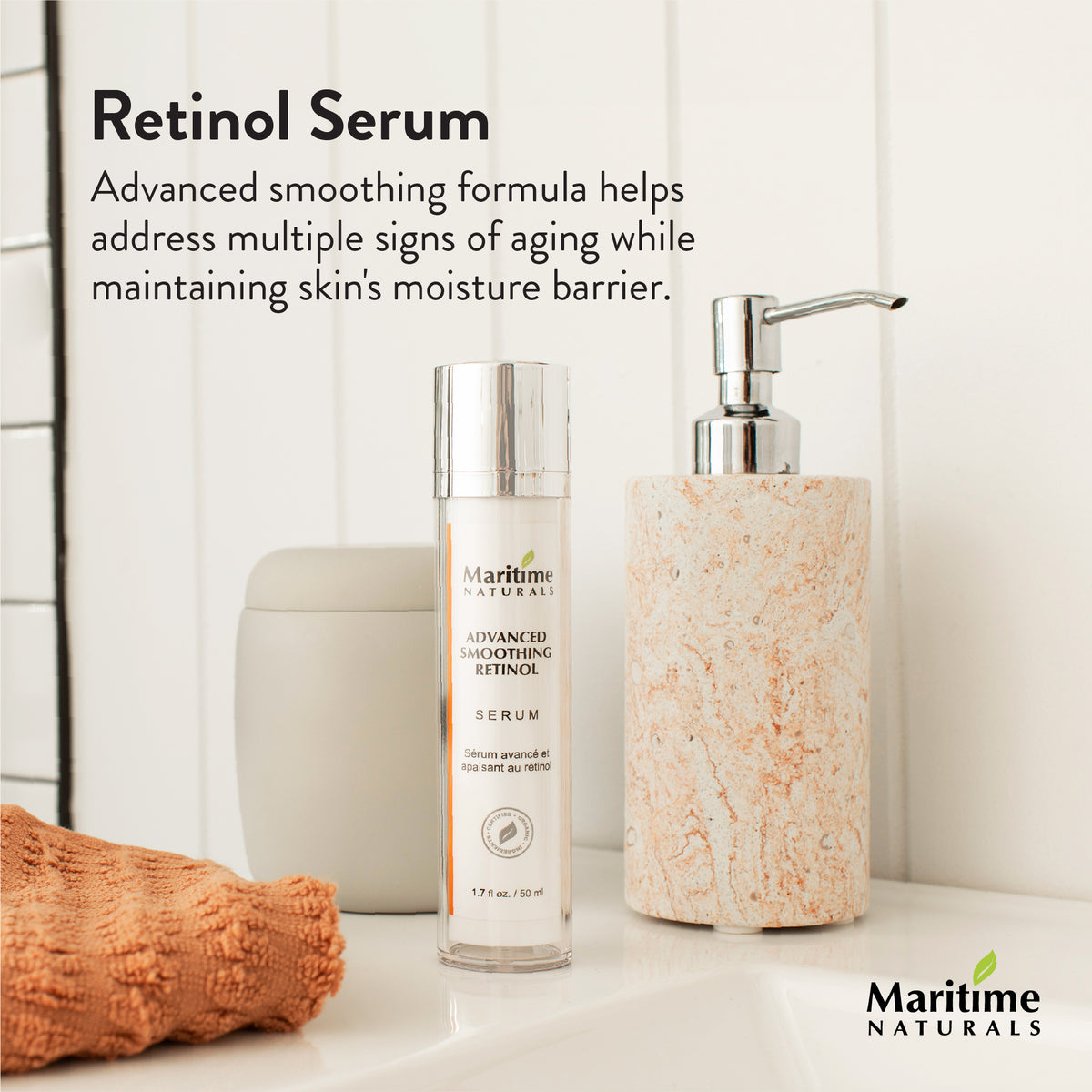 retinol serum for face helps address wrinkles and fine lines and plump and even skin tone