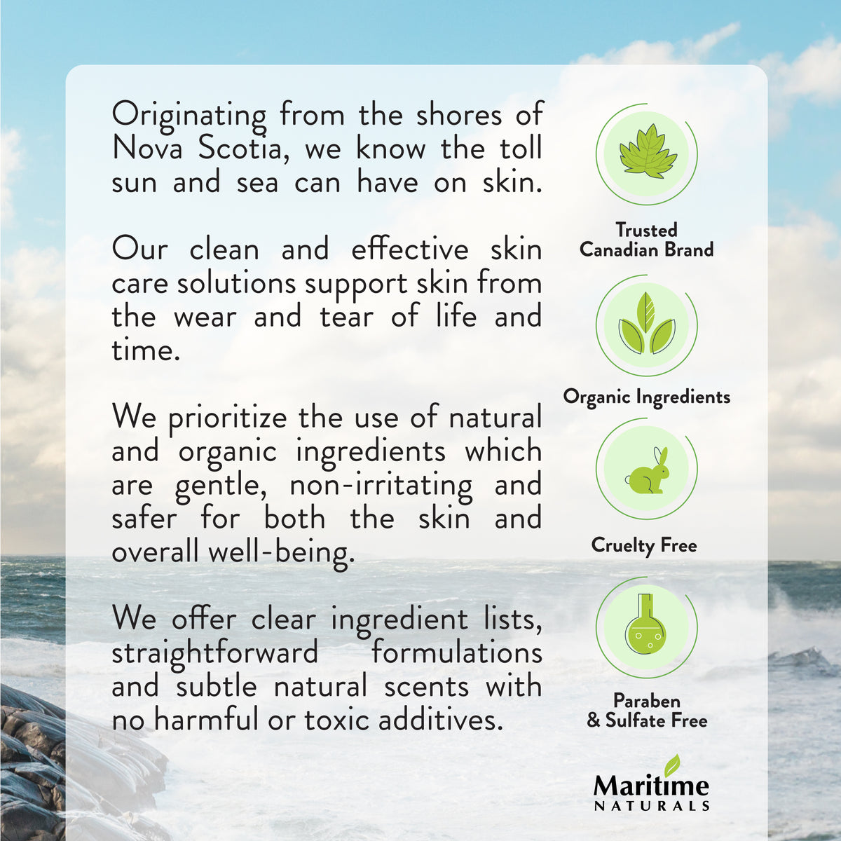 clean and effective skincare from Canada
